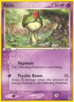 Ralts card in English