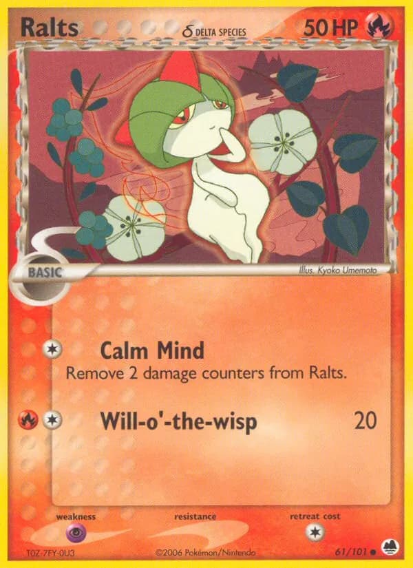 Ralts δ card in English