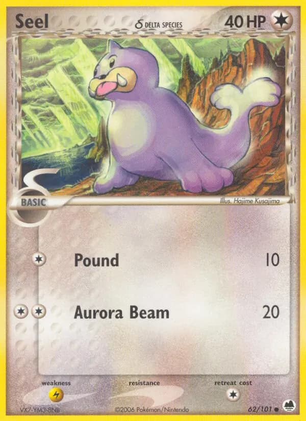 Seel δ card in English