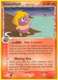 Smoochum δ card in English