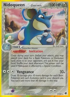 Nidoqueen δ card in English