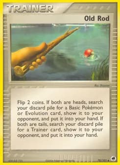 Old Rod card in English