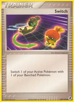 Switch card in English