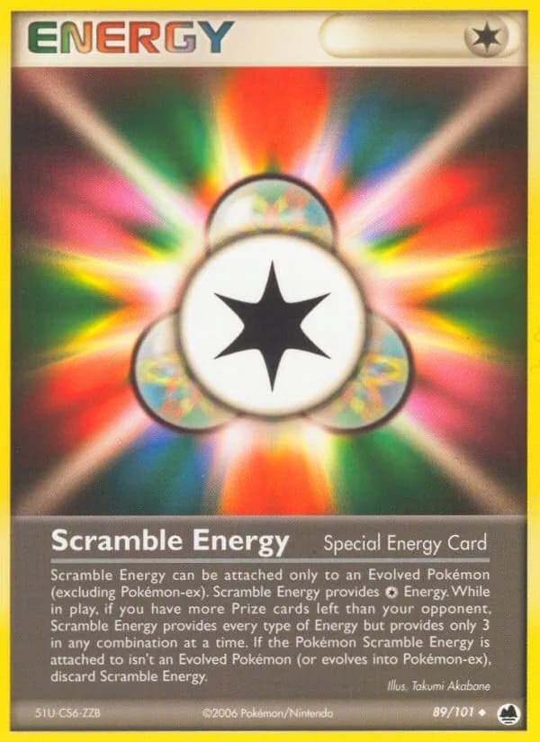 Scramble Energy card in English