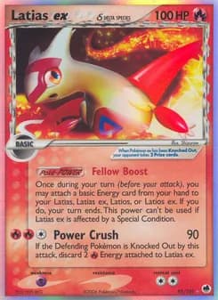Latias ex δ card in English