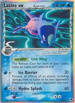 Latios ex δ card in English