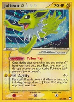 Jolteon ☆ card in English