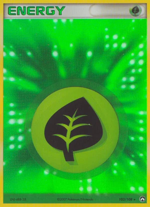 Grass Energy card in English