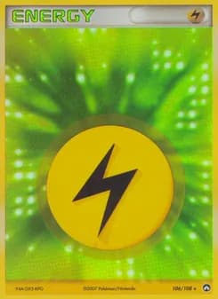 Lightning Energy card in English