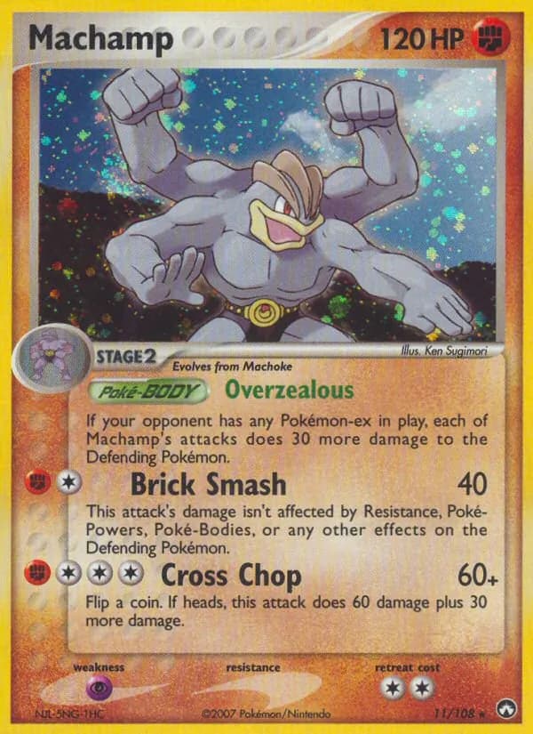 Machamp card in English