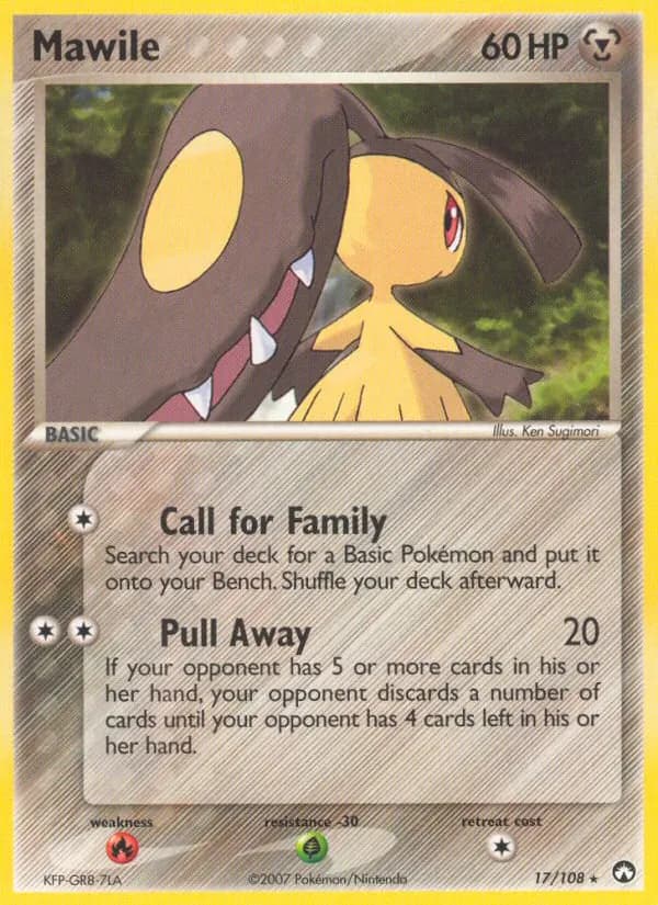 Mawile card in English