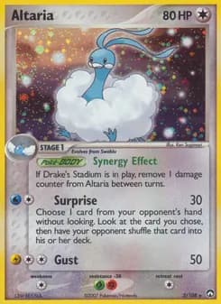 Altaria card in English