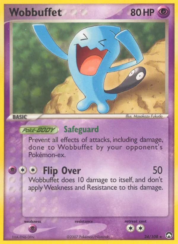 Wobbuffet card in English