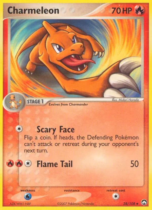 Charmeleon card in English