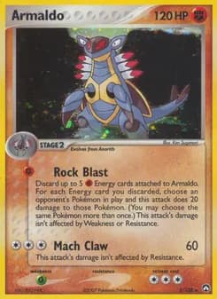 Armaldo card in English