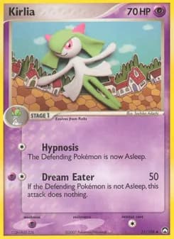 Kirlia card in English