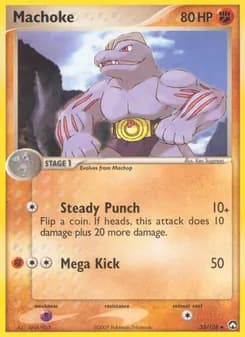 Machoke card in English