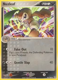 Nuzleaf card in English