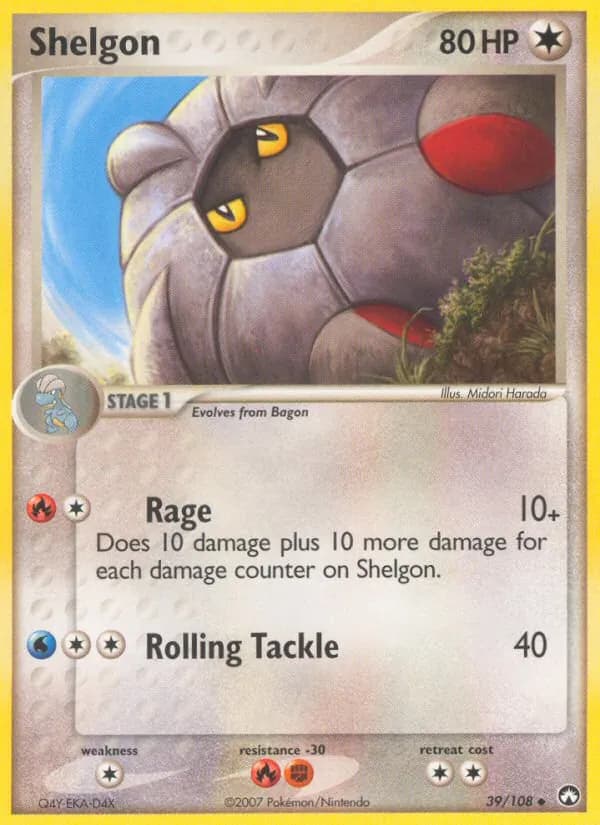Shelgon card in English
