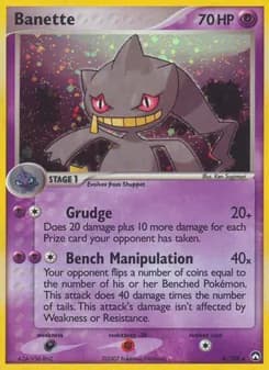 Banette card in English
