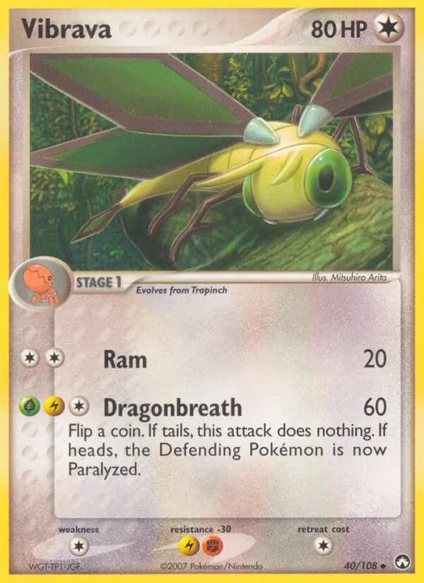 Vibrava card in English