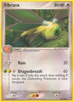 Vibrava card in English