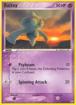 Baltoy card in English
