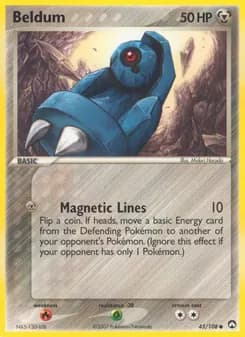 Beldum card in English