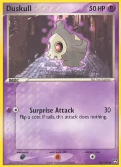 Duskull card in English