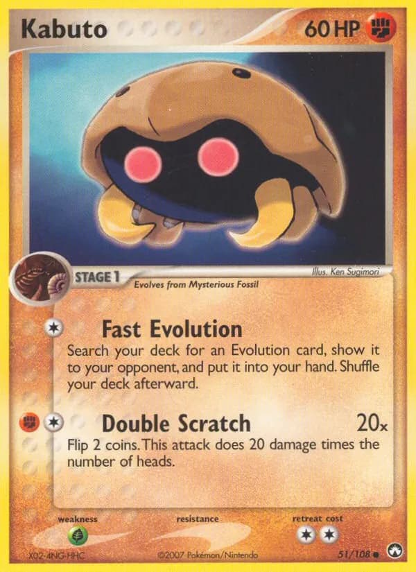 Kabuto card in English