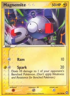 Magnemite card in English