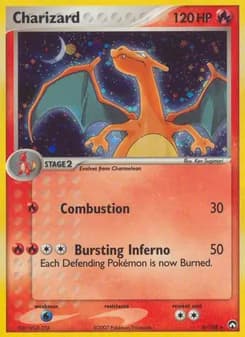 Charizard card in English