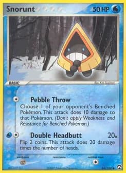 Snorunt card in English