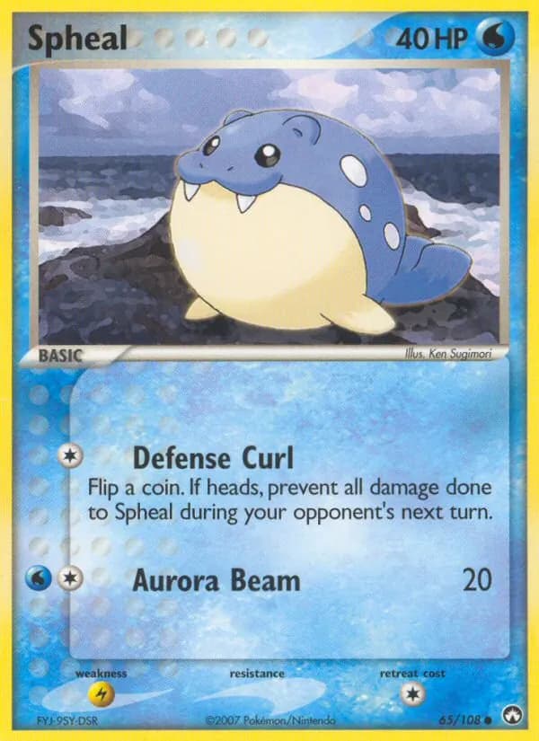 Spheal card in English