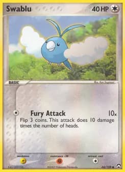 Swablu card in English