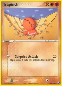 Trapinch card in English