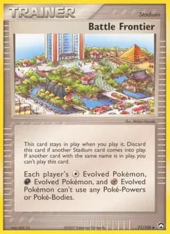 Battle Frontier card in English