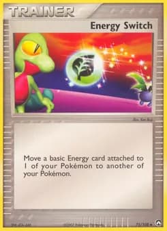 Energy Switch card in English