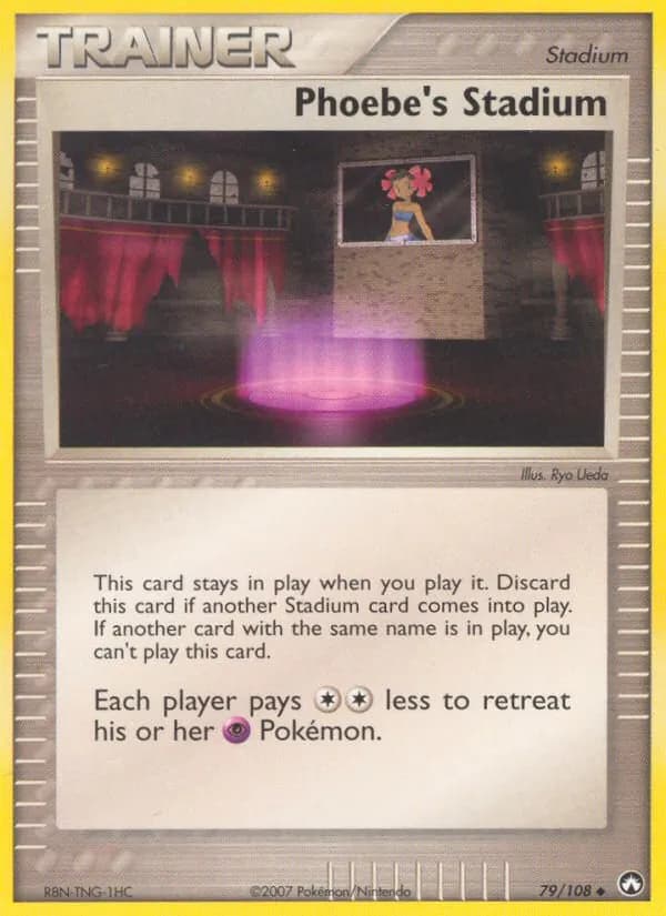 Phoebe's Stadium card in English