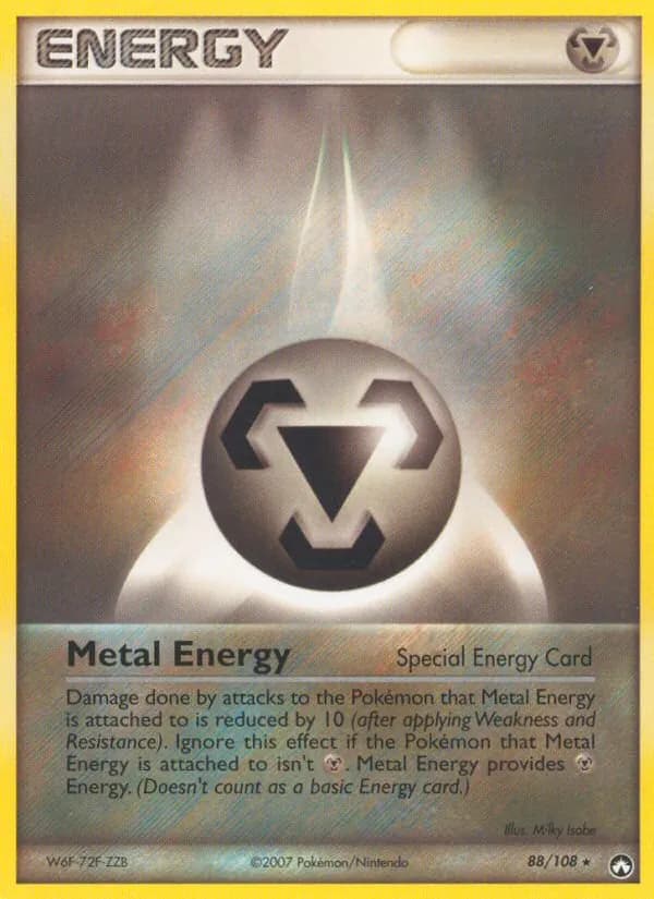 Metal Energy card in English