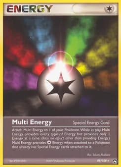 Multi Energy card in English