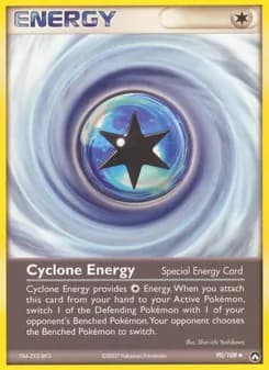 Cyclone Energy card in English