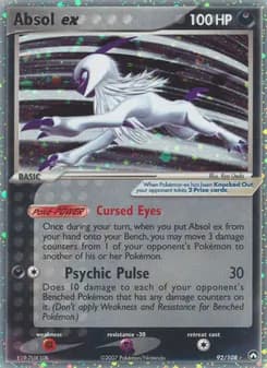 Absol ex card in English
