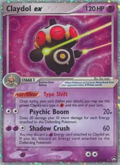 Claydol ex card in English
