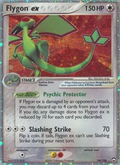 Flygon ex card in English