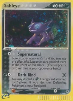 Sableye card in English