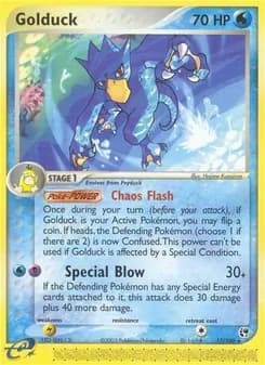 Golduck card in English