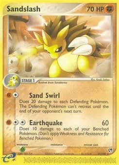 Sandslash card in English