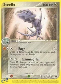 Steelix card in English