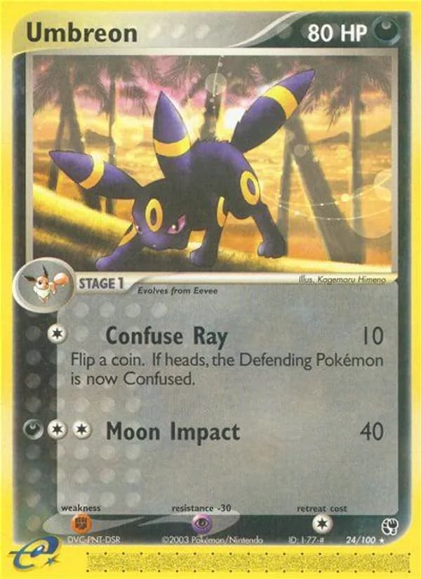 Umbreon card in English